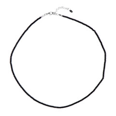 Collar en plata con Espinela negra