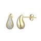 Pendientes en plata con Zircón (Adela Silber)