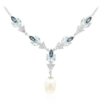 Collar en plata con Perla Freshwater