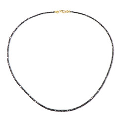 Collar en oro con Diamante negro