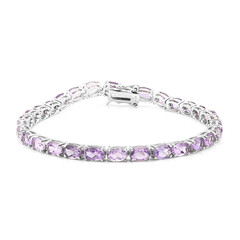 Brazalete en plata con Amatista