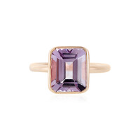 Anillo en plata con Amatista Rosa de Francia