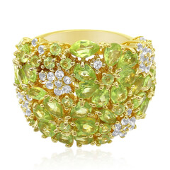 Anillo en plata con Peridoto