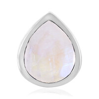 Colgante en plata con Piedra de Luna arcoíris