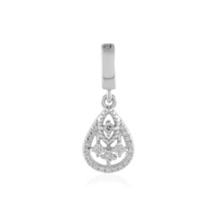 Colgante en plata con Zafiro blanco