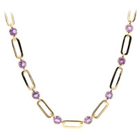 Collar en plata con Amatista