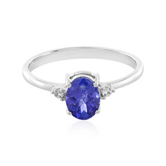 Anillo en plata con Tanzanita