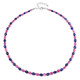 Collar en plata con Zafiro rosa de Madagascar