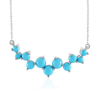 Collar en plata con Turquesa bella durmiente (Faszination Türkis)
