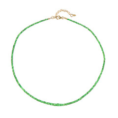 Collar en plata con Tsavorita