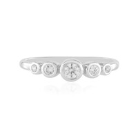 Anillo en plata con Zircón (de Melo)