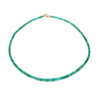 Collar en oro con Esmeralda de Zambia