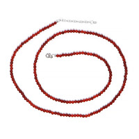 Collar en plata con Ónix rojo