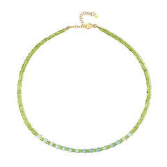 Collar en plata con Peridoto