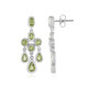 Pendientes en plata con Peridoto