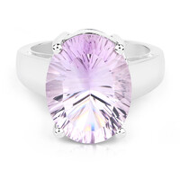 Anillo en plata con Amatista Rosa de Francia
