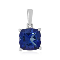 Colgante en plata con Topacio azul royal