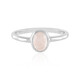 Anillo en plata con Cuarzo rosa (MONOSONO COLLECTION)