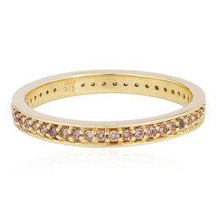 Anillo en oro con Diamante champán I4