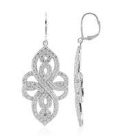 Pendientes en plata con Zircón