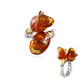 Anillo en plata con Ámbar (Gems en Vogue)