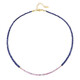 Collar en plata con Zafiro de Ceilán rosa