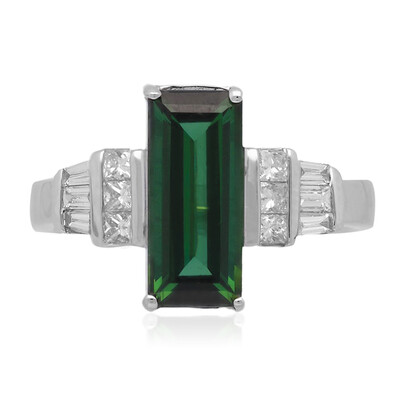 Anillo en oro con Turmalina verde (CIRARI)