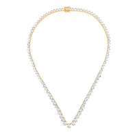 Collar en oro con Danburita