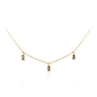 Collar en oro con Diamante champán SI2 (de Melo)