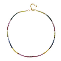 Collar en plata con Zafiro