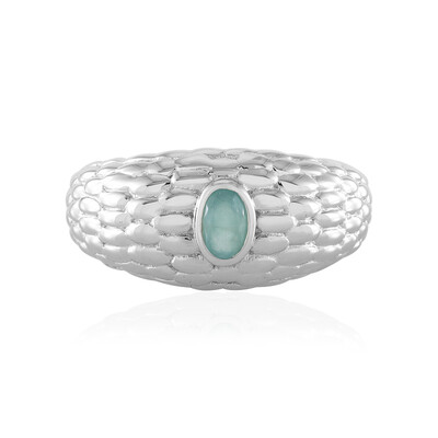 Anillo en plata con Grandidierita (SAELOCANA)