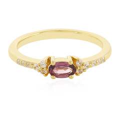 Anillo en plata con Espinela Lavanda