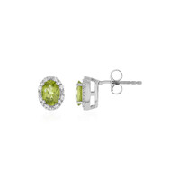 Pendientes en plata con Peridoto