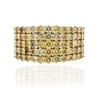 Anillo en oro con Diamante fancy SI2 (CIRARI)