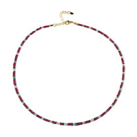 Collar en plata con Rubí de Madagascar