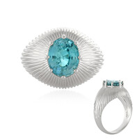Anillo en plata con Zircón de Ratanak Kirí (de Melo)