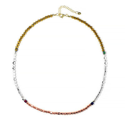 Collar en plata con Hematita mística