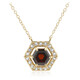 Collar en plata con Granate