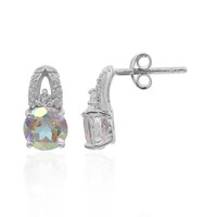 Pendientes en plata con Topacio Rayo de Luna