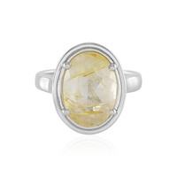 Anillo en plata con Cuarzo rutilado