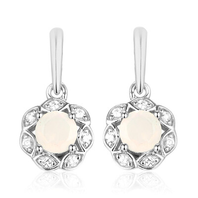 Pendientes en plata con Ópalo de Welo