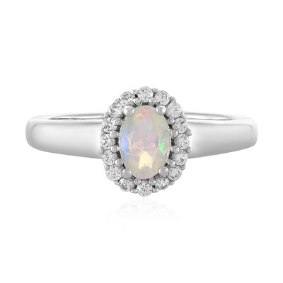 Anillo en plata con Ópalo de Welo