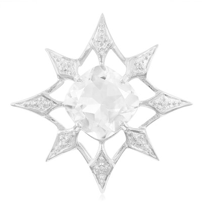 Colgante en plata con Cuarzo Príncipe