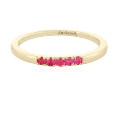 Anillo en oro con Espinela rosa (La Revelle)