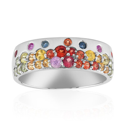 Anillo en plata con Zafiro