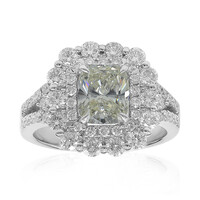 Anillo en platino con Diamante amarillo SI2 (CIRARI)