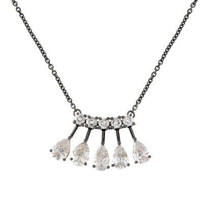 Collar en oro con Diamante SI1 (H) (de Melo)