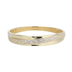 Brazalete en plata con Zircón