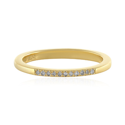 Anillo en plata con Diamante I4 (J)