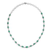 Collar en oro con Esmeralda de Zambia AAA (CIRARI)